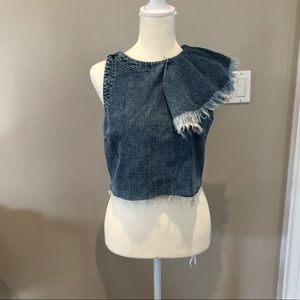 Denim tank top